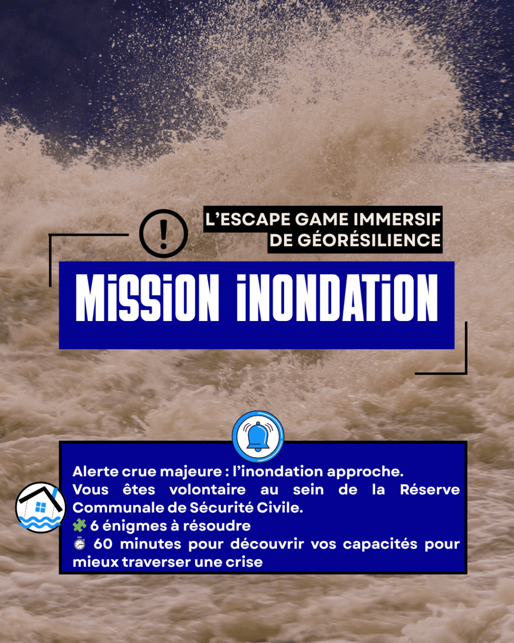 Escape Game Inondation : êtes-vous prêts&nbsp;?